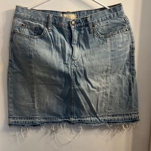 GAP Jean mini skirt light denim